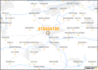 map of Stoughton