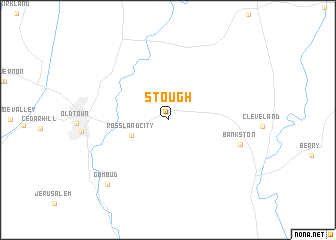 map of Stough