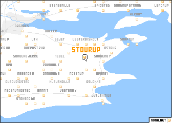 map of Stourup