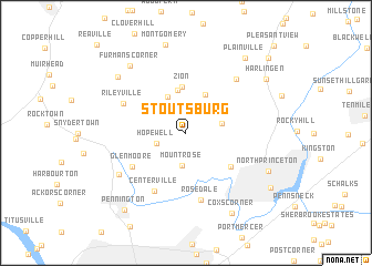 map of Stoutsburg