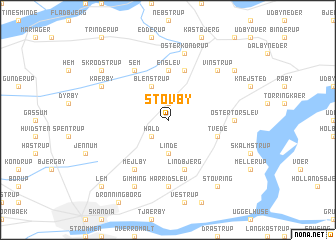map of Stovby