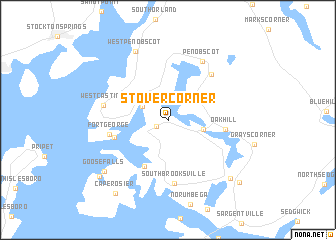 map of Stover Corner