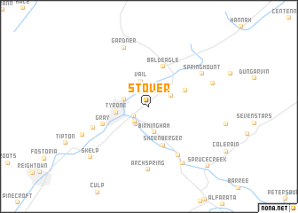 map of Stover