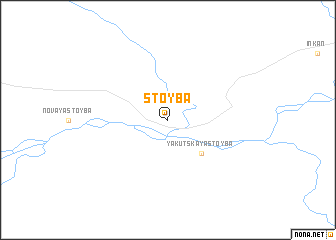 map of Stoyba