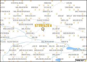 map of Stradzew