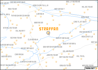 map of Straffan