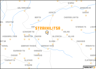 map of Strakhilitsa