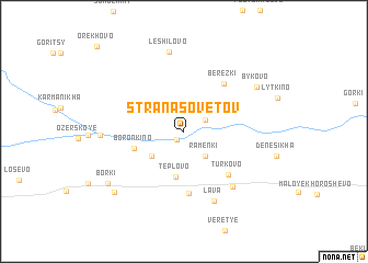 map of Strana Sovetov