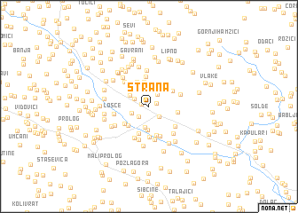 map of Strana