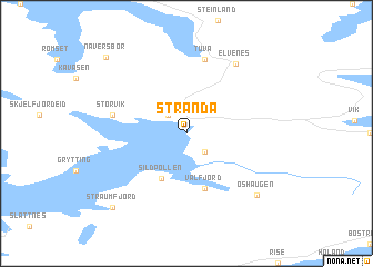 map of Stranda