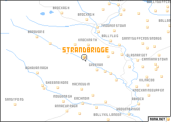 map of Strand Bridge