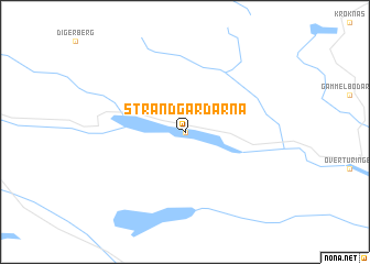 map of Strandgårdarna
