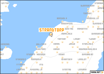 map of Strandtorp