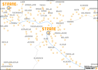 map of Strane