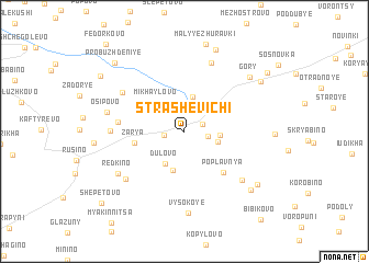 map of Strashevichi