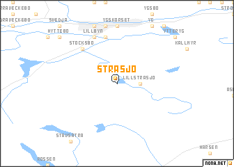 map of Stråsjö