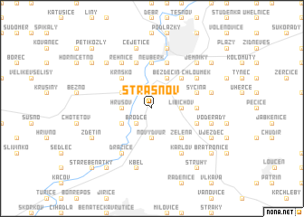 map of Strašnov