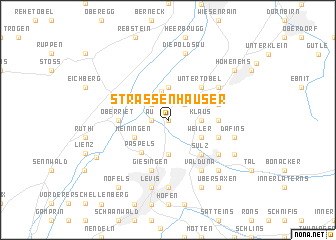 map of Strassenhäuser