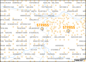 map of Strass