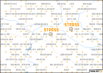 map of Strass