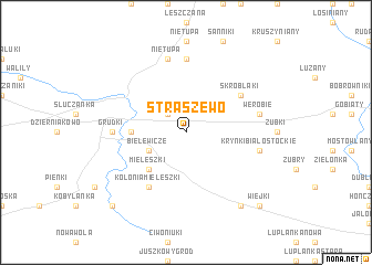 map of Straszewo