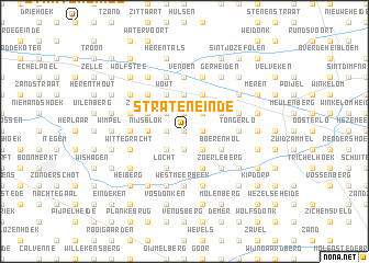 map of Strateneinde