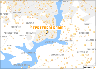 map of Stratford Landing