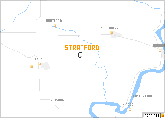 map of Stratford