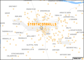 map of Strathcona Hills