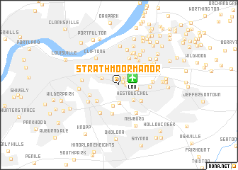 map of Strathmoor Manor