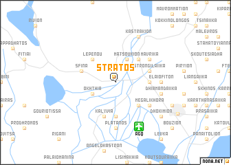 map of Strátos