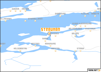 map of Strauman