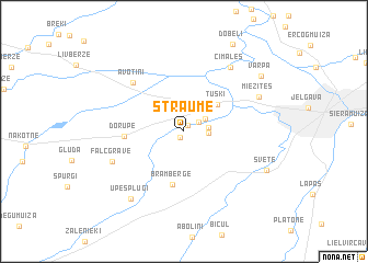 map of Straume