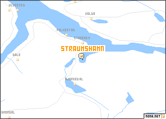 map of Straumshamn