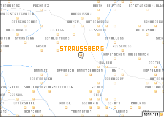 map of Straussberg