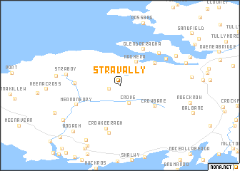 map of Stravally