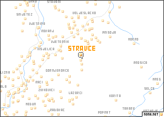 map of (( Stravče ))