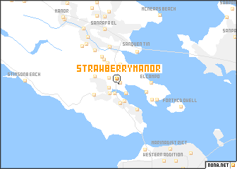 map of Strawberry Manor