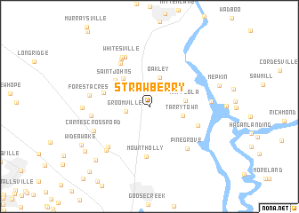 map of Strawberry