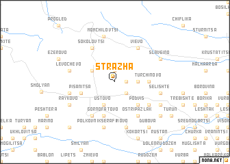 map of Strazha