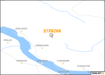 map of Strazha