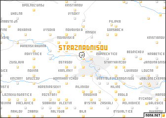 map of Stráž nad Nisou