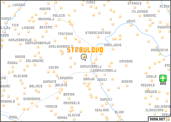 map of Štrbulovo