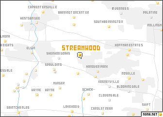 map of Streamwood