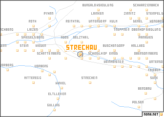 map of Strechau