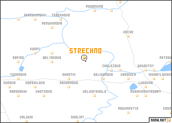 map of Strechno