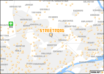 map of Street Road