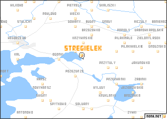 map of Stręgielek