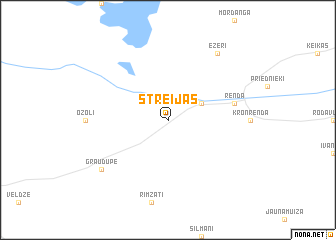 map of Streijas