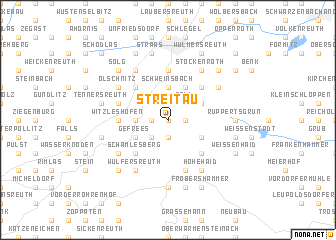 map of Streitau